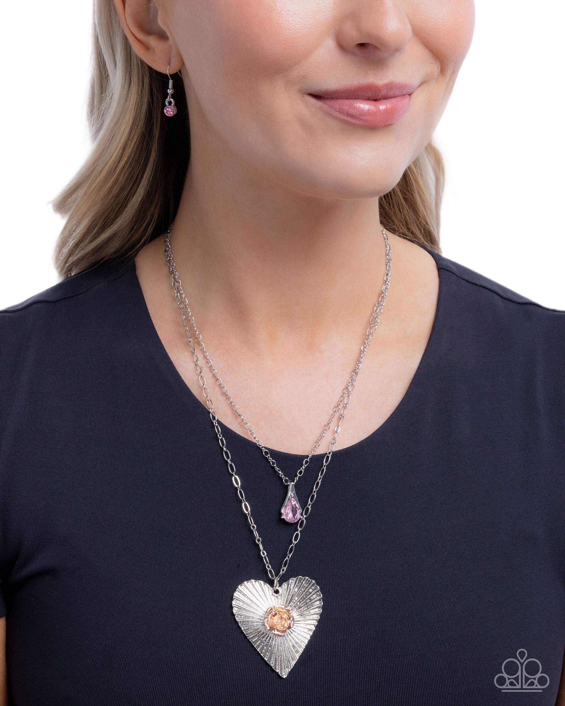 Hypnotic Hero - Pink - Paparazzi Necklace Image