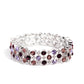 Ladylike Lattice - Purple - Paparazzi Bracelet Image