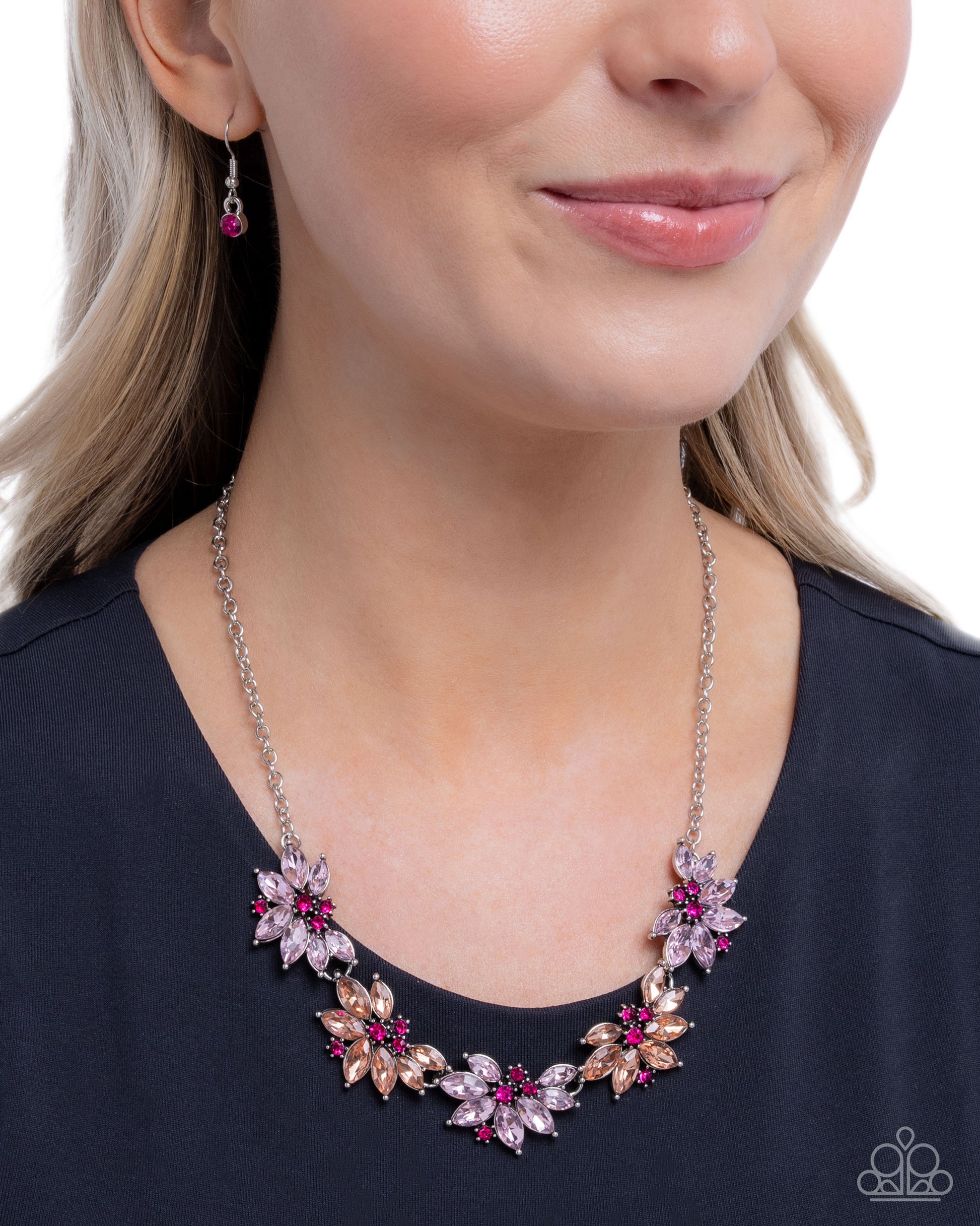 Springtime Season - Pink - Paparazzi Necklace Image