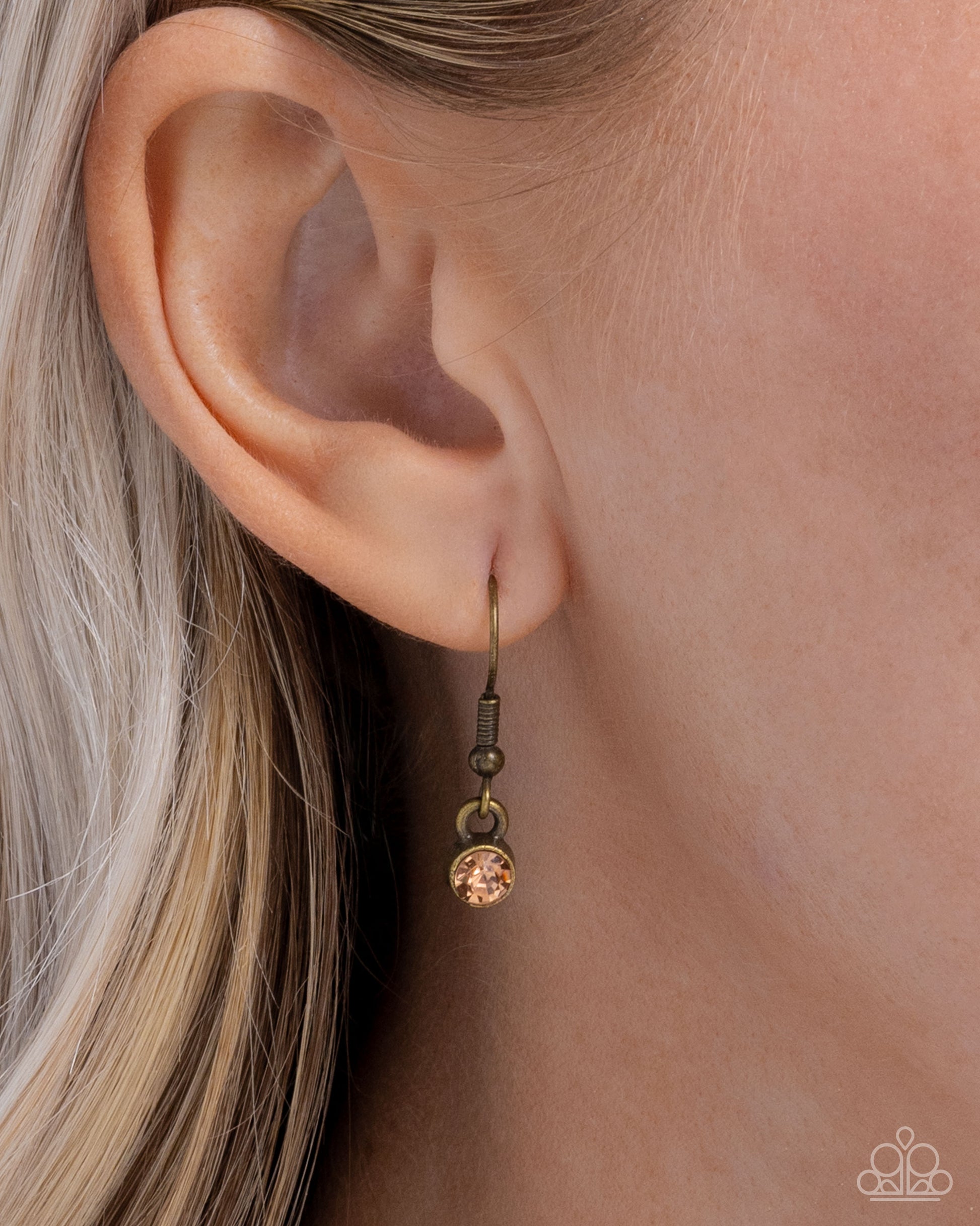 Darling Do-Si-Do - Brass - Paparazzi Necklace Image