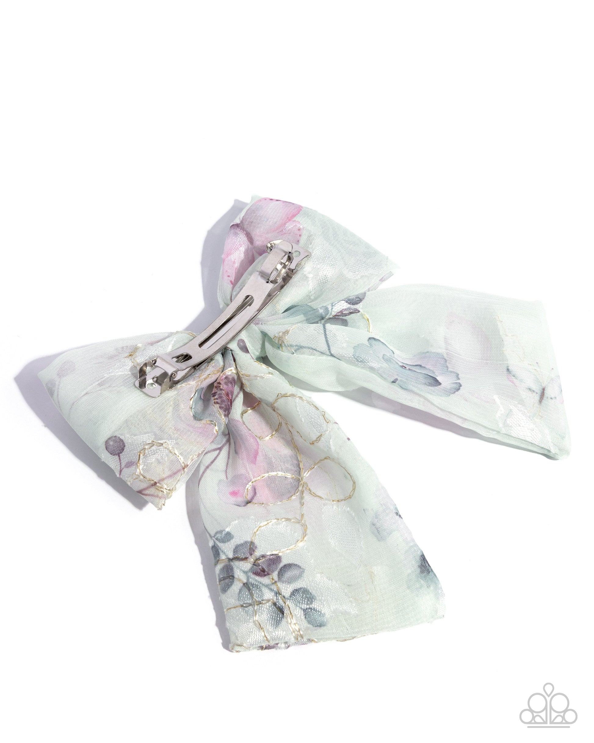 BOW Together - Green - Paparazzi Hair Accessories Image