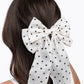 Here We BOW Again - White - Paparazzi Hair Accessories Image