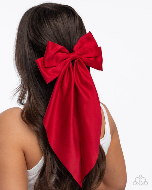 Have A BOW At It - Red - Paparazzi Hair Accessories Image
