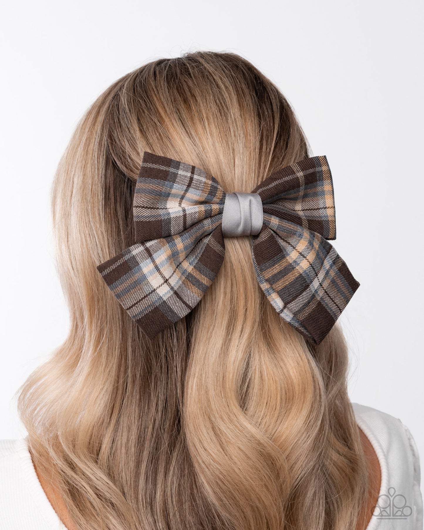 Front BOW Seat - Brown - Paparazzi Hair Accessories Image
