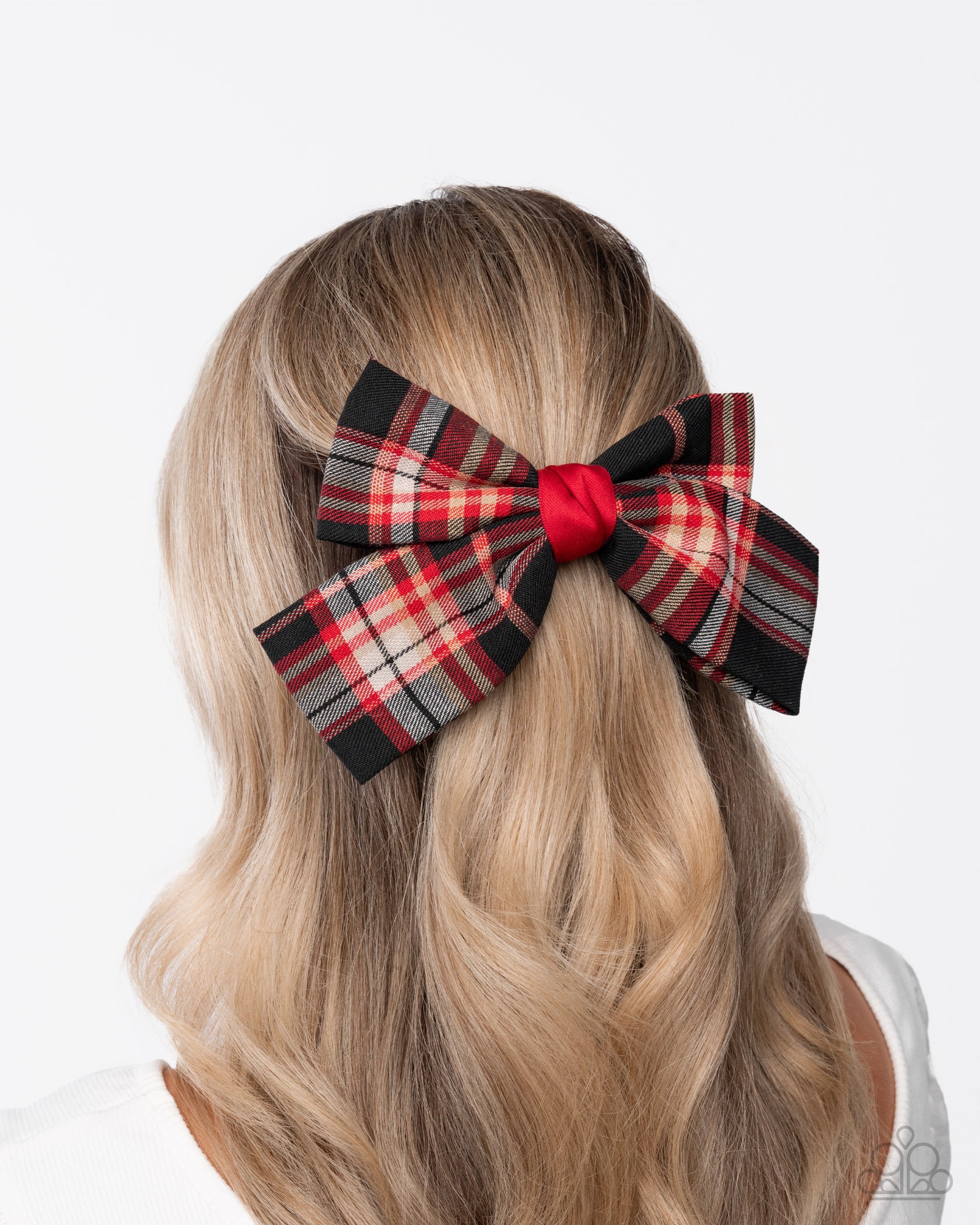 Front BOW Seat - Red - Paparazzi Hair Accessories Image