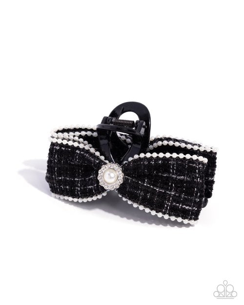 Let Me BOW - Black - Paparazzi Hair Accessories Image
