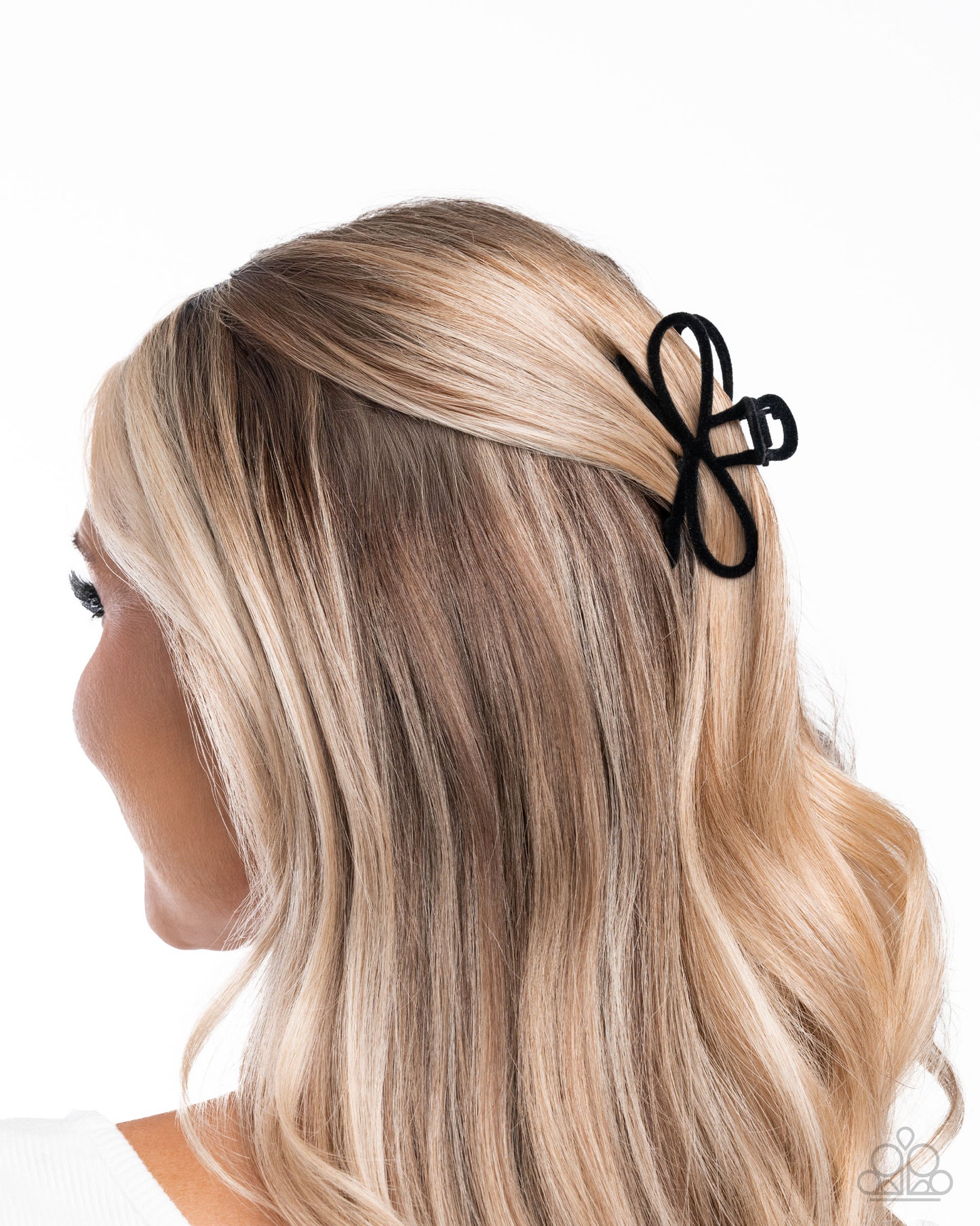Merry BOW Round - Black - Paparazzi Hair Accessories Image