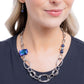 Attention to Detail - Blue - Paparazzi Necklace Image