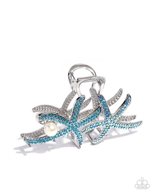 Stunning Starfish - Blue - Paparazzi Hair Accessories Image