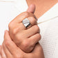 Tilted Triumph - White - Paparazzi Ring Image