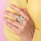 Eiffel Tower Ease - Gold - Paparazzi Ring Image