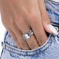 Buckle Bravado - Silver - Paparazzi Ring Image