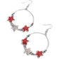 Country Countdown - Red - Paparazzi Earring Image