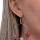 Country Countdown - Red - Paparazzi Earring Image