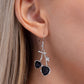 Courting Cherries - Black - Paparazzi Earring Image
