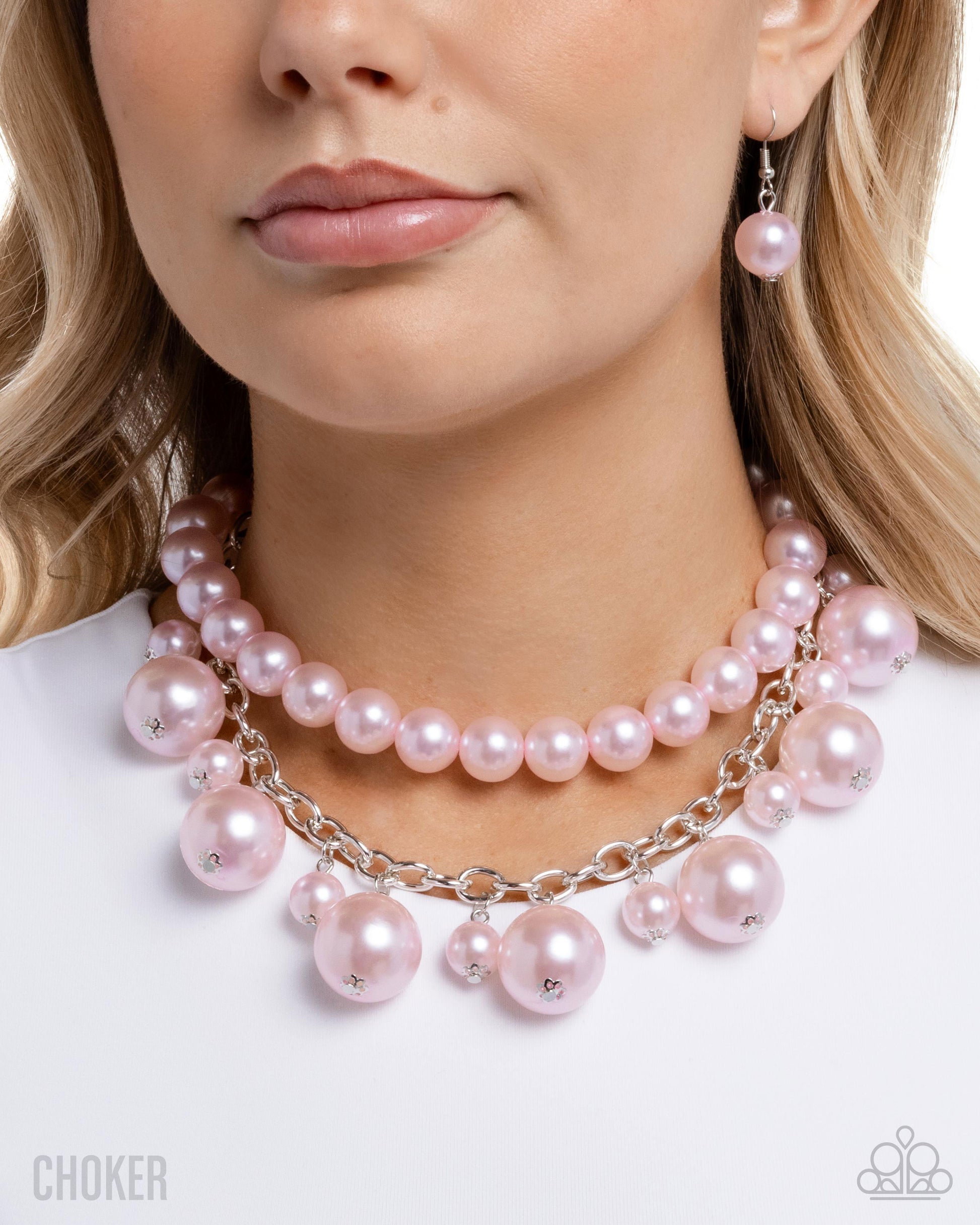 Sophisticated to the Max - Pink - Paparazzi Necklace Image