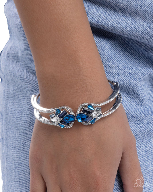 Cosmopolitan Catwalk - Blue - Paparazzi Bracelet Image