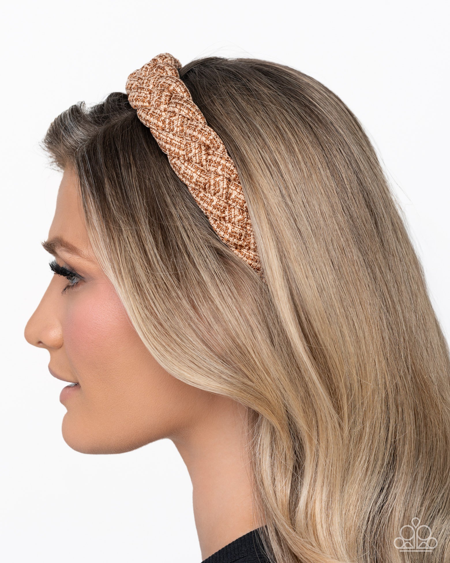 Braided Bombshell - Brown - Paparazzi Product Image