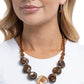 Gallery Walk - Brown - Paparazzi Necklace Image
