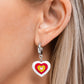 Loveable Leisure - White - Paparazzi Earring Image