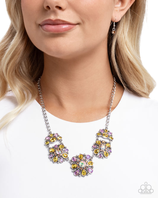 Woodland Waltz - Yellow - Paparazzi Necklace Image