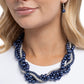 Pearl Pinnacle - Blue - Paparazzi Necklace Image