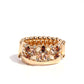 Crowning Chic - Brown - Paparazzi Ring Image