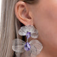 Wiry Wisdom - Purple - Paparazzi Earring Image