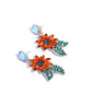 Momentous Majesty - Orange - Paparazzi Earring Image