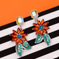 Momentous Majesty - Orange - Paparazzi Earring Image