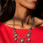 The Dazzling Diaries - White - Paparazzi Necklace Image