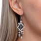 Square Sashay - Silver - Paparazzi Earring Image