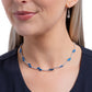 Sliding Shine - Blue - Paparazzi Necklace Image