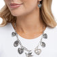 Sparrow Social - Silver - Paparazzi Necklace Image