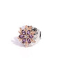 Floral Fermata - Purple - Paparazzi Ring Image