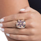 Floral Fermata - Purple - Paparazzi Ring Image