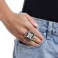 Giving Grounded - White - Paparazzi Ring Image