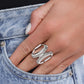 Confident Curves - Silver - Paparazzi Ring Image