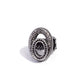 Optical Overlay - Black - Paparazzi Ring Image