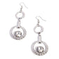 Center Cascade - Silver - Paparazzi Earring Image