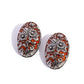 Portrait of Perfection - Orange - Paparazzi Earring Image