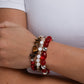 Seasonal Stretch - Red - Paparazzi Bracelet Image