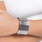 Textured Title - Silver - Paparazzi Bracelet Image