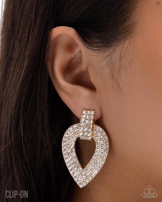Stop and Shimmer - Paparazzi Earring Image