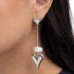 I Feel Loved - White - Paparazzi Earring Image