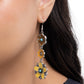 Floral Flock - Yellow - Paparazzi Earring Image