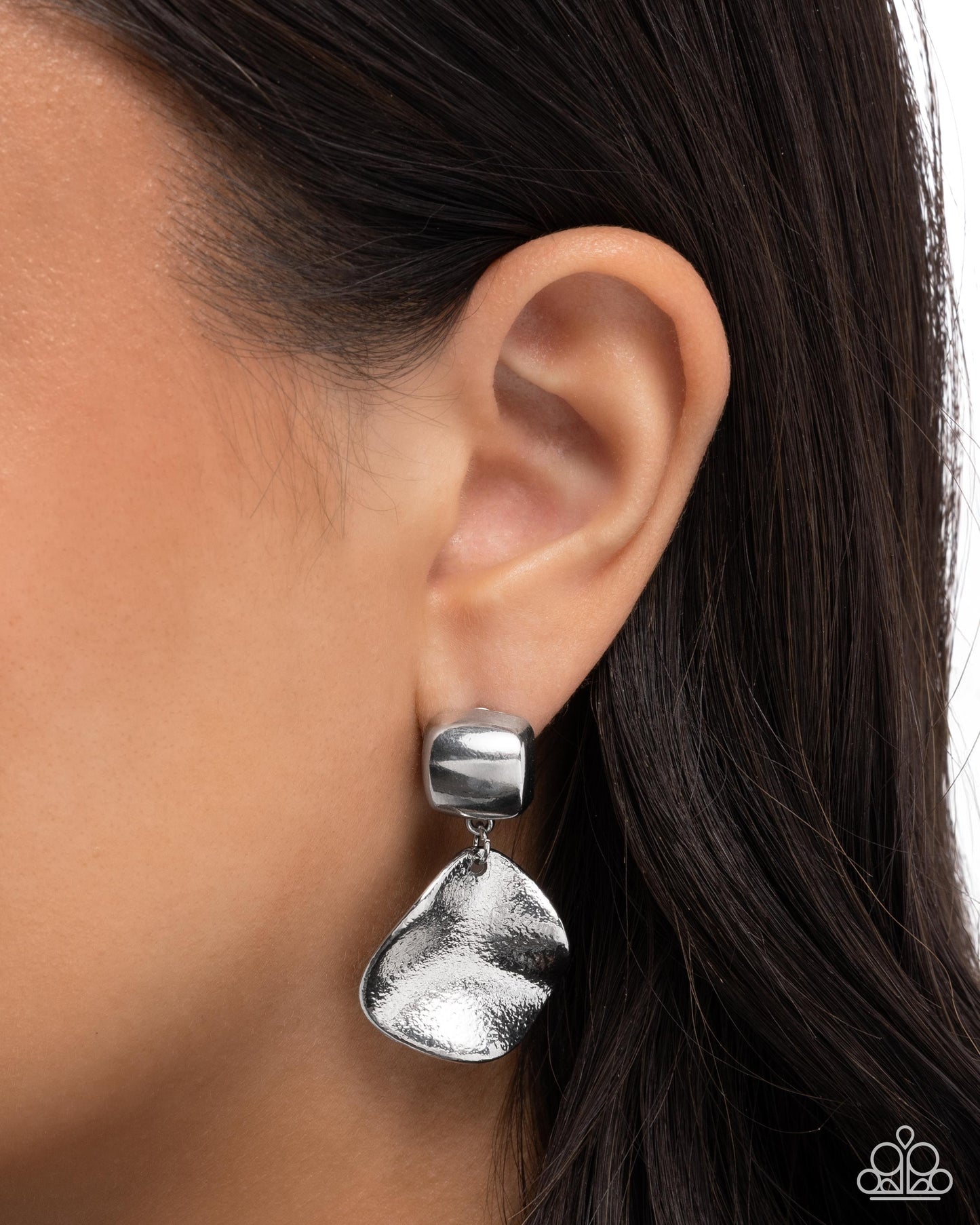 Professional Presentation - Silver - Paparazzi Earring Image