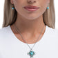 Heavenly Color - Blue - Paparazzi Necklace Image