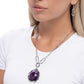 Symphonic Sheen - Purple - Paparazzi Necklace Image