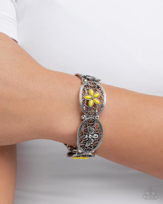 Proud Perennial - Yellow - Paparazzi Bracelet Image